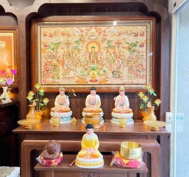 Trọn Bộ Ban Thờ Gỗ Cẩm Lai Cổ Điển Cao Cấp 